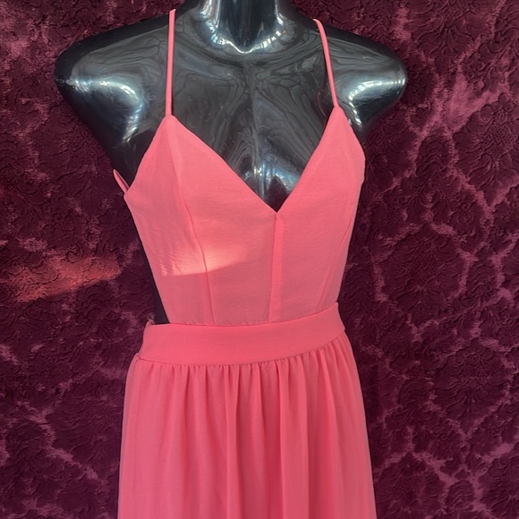 Coral dress by lulus - Picture 2 of 5